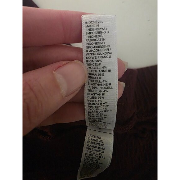 Athleta Lot of 2 Black Burgundy Lightweight Tencel Blend Lounge PJ Pants M - Picture 8 of 16